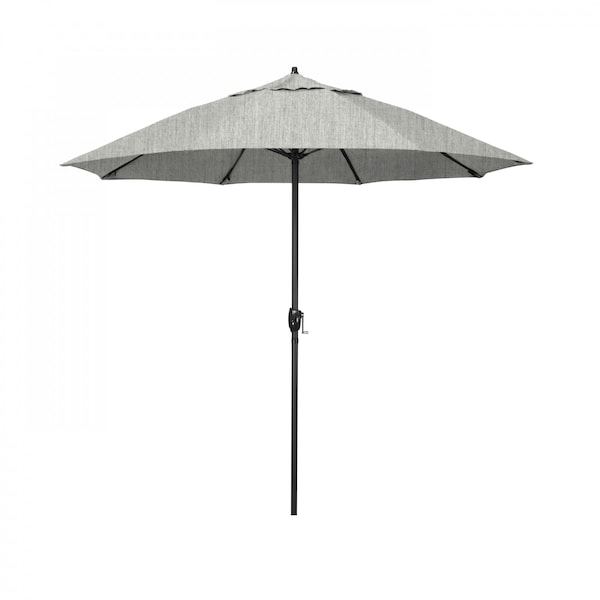 California Umbrella 7.5' Bronze Aluminum Market Patio Umbrella, Sunbrella Granite 194061336069 - main